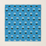 Smiling Cookie Monster Pattern Scarf<br><div class="desc">Make a bold statement with this vibrant and lightweight chiffon scarf. It features an all-over pattern of Cookie Monster's instantly recognizable, cheerful face on a bright blue background. The airy chiffon fabric makes it a stylish accessory for wearing around your neck, as a chic head wrap, or tying to a...</div>