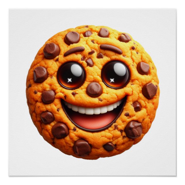 Smiling cookie. poster (Front)