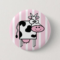 Smiling Cow Funny Animal Print