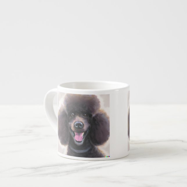 Smiling cute coffe mug in bone china (Front Left)