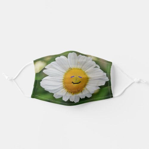Smiling Daisy Adult Cloth Face Mask