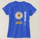 Smiling Daisy Nurse  Gift T-shirt at Zazzle