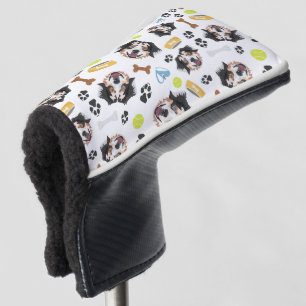 Smiling Dog Australian Shepherd Golf Head Cover
