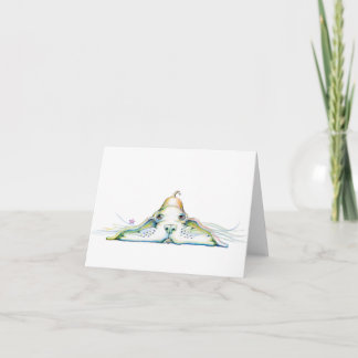Smiling Dog - Note Card - 5.6" x 4"