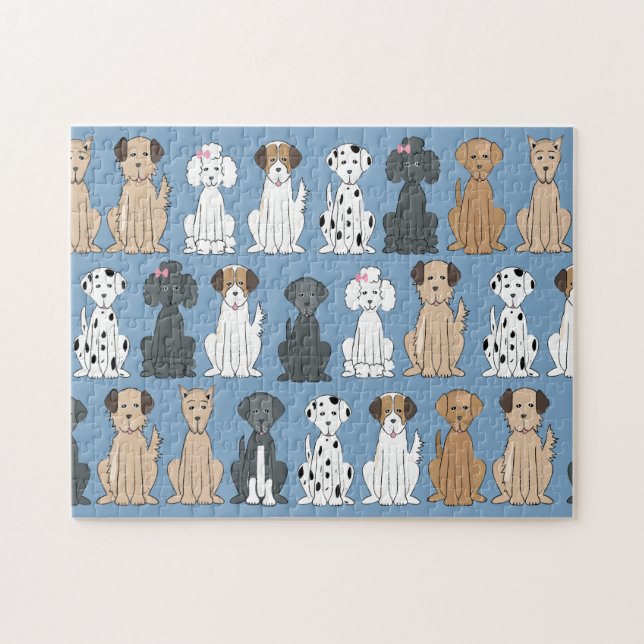 Smiling Dogs  Jigsaw Puzzle (Horizontal)