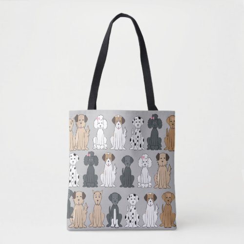 Smiling Dogs Tote Bag