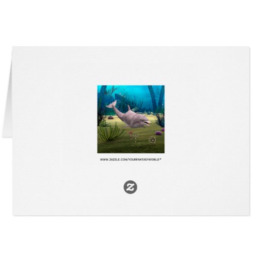 Smiling Dolphin (Back Horizontal)