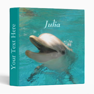 Smiling Dolphin 3 Ring Binder