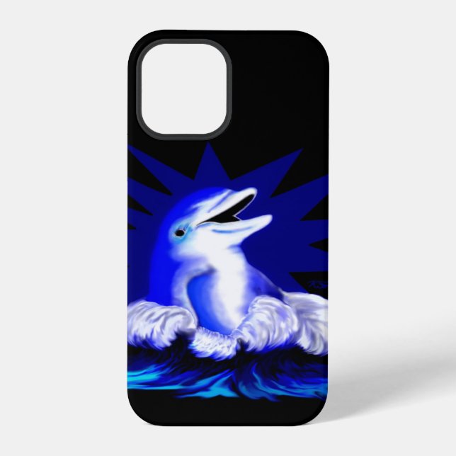 Smiling Dolphin Iphone Case (Back)