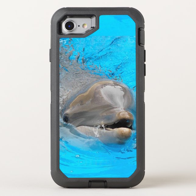 Smiling Dolphin Otterbox iPhone Case (Back)