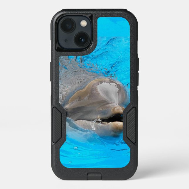 Smiling Dolphin Otterbox iPhone Case (Back)