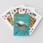 Smiling Dolphin Playing Cards at Zazzle
