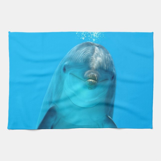 Smiling Dolphin Towel (Horizontal)