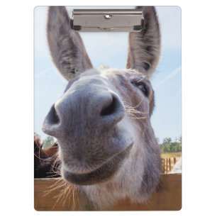 Smiling Donkey Clipboard