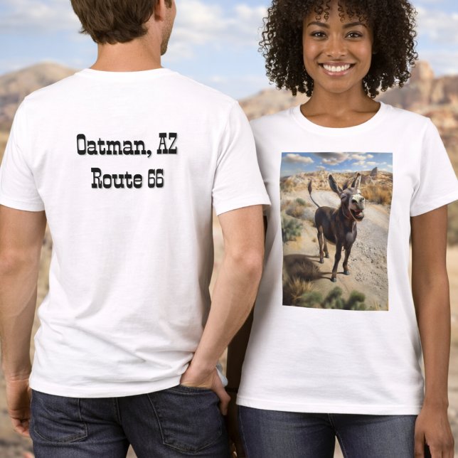 Smiling donkey, Oatman Arizona, Route 66 T-Shirt (Creator Uploaded)