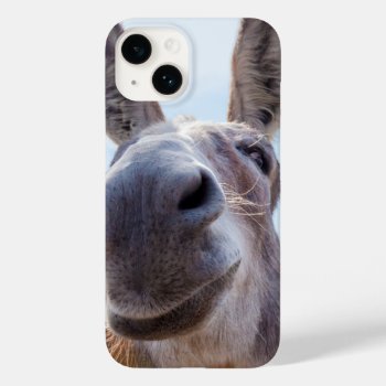 Smiling Donkey With Silly Grin Case-mate Iphone 14 Case by ICandiPhoto at Zazzle
