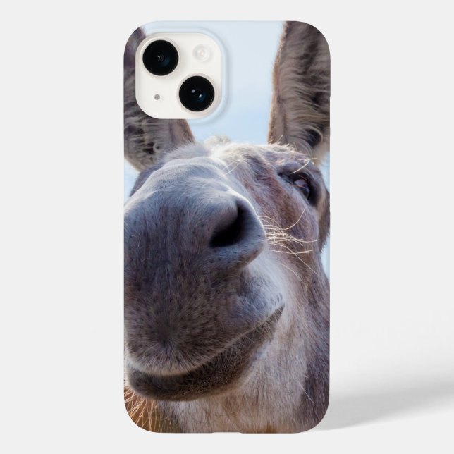 Smiling Donkey with Silly Grin Case-Mate iPhone Case (Back)