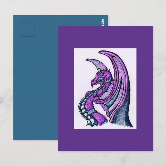 "Smiling Dragon" Postcard (Front/Back)