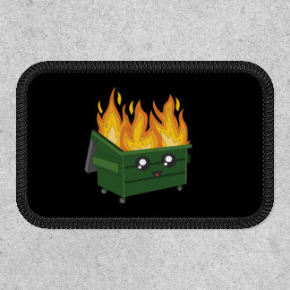 Smiling Dumpster Fire Morale Patch