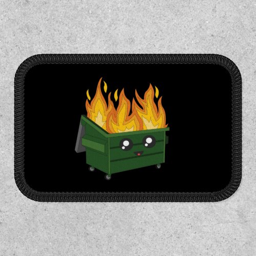 Smiling Dumpster Fire Morale Patch