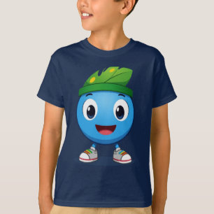 Smiling Earth Buddy T-Shirt Cute Planet Design