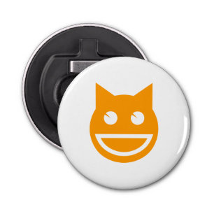 Smiling Emoji Cat Bottle Opener