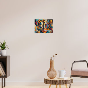 Smiling Face Art Poster