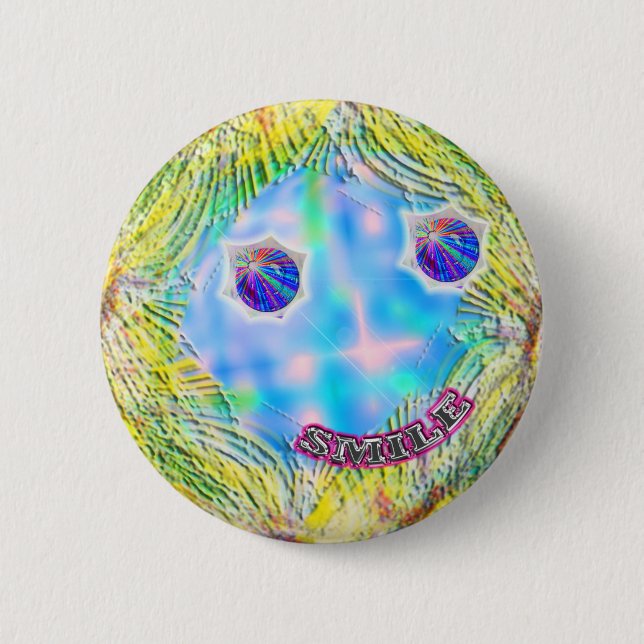 smiling face button (Front)
