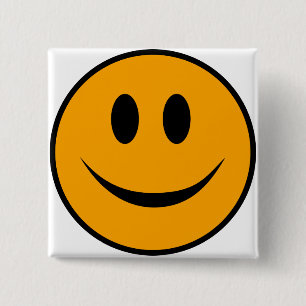 Smiling Face Emoji Button