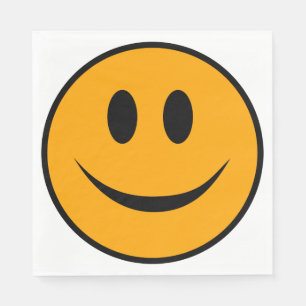 Smiling Face Emoji Napkins