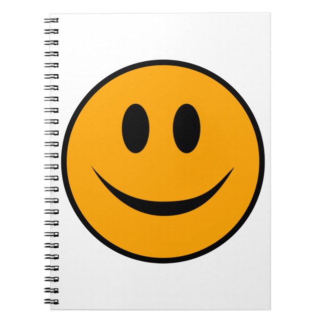 Smiling Face Emoji Notebook (Front)