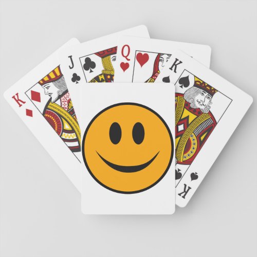 Smiling Face Emoji Playing Cards