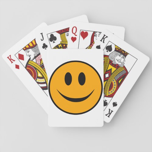 Smiling Face Emoji Poker Cards