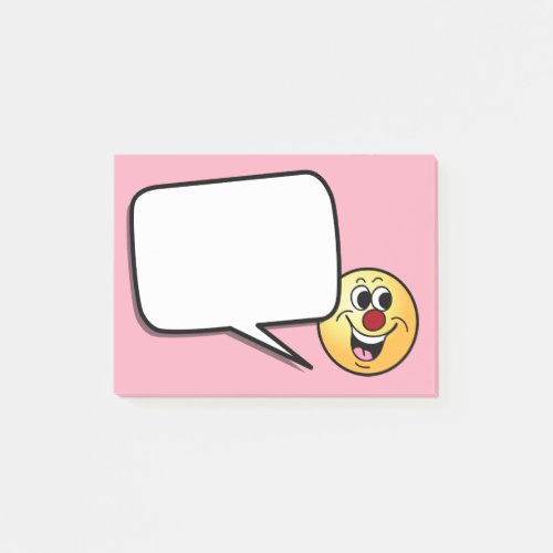 Smiling Face Grumpey Post_it Notes