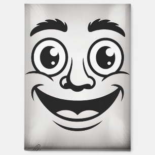 smiling face magnet