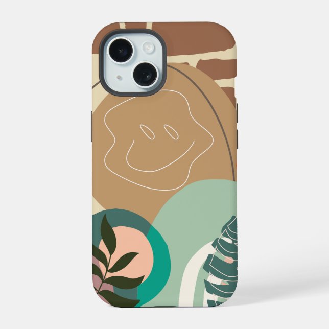 Smiling Face On The Wall Iphone Case (Back)