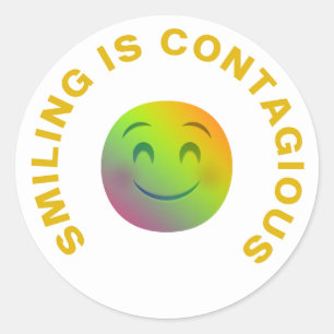 Smiling face stickers