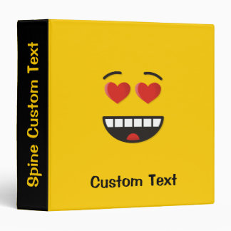 Smiling Face with Heart-Shaped Eyes Binder