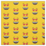 Smiling Face with Heart-Shaped Eyes Fabric