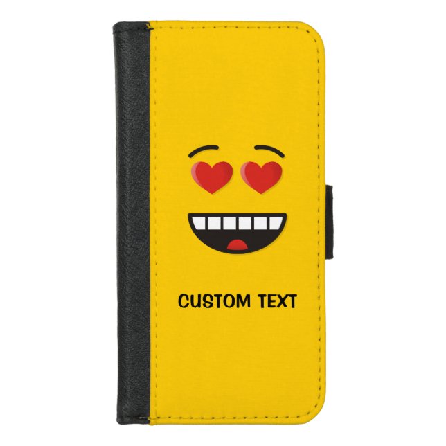 Smiling Face with Heart-Shaped Eyes iPhone Case (Front)