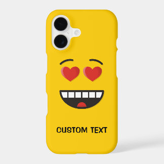 Smiling Face with Heart-Shaped Eyes iPhone Case