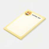 Yellow Heart Post-it Notes