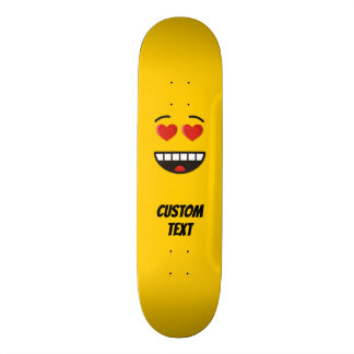 Smiling Face with Heart-Shaped Eyes Skateboard