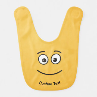 Smiling Face with Open Eyes Baby Bib