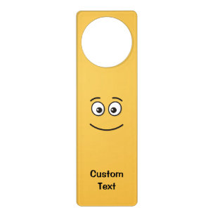Smiling Face with Open Eyes Door Hanger