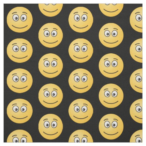 Smiling Face with Open Eyes Fabric