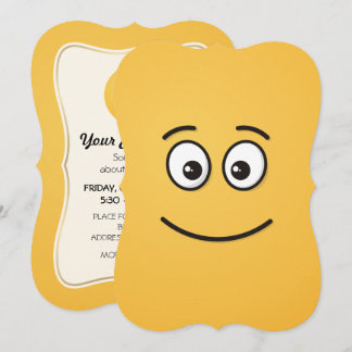 Smiling Face with Open Eyes Invitation