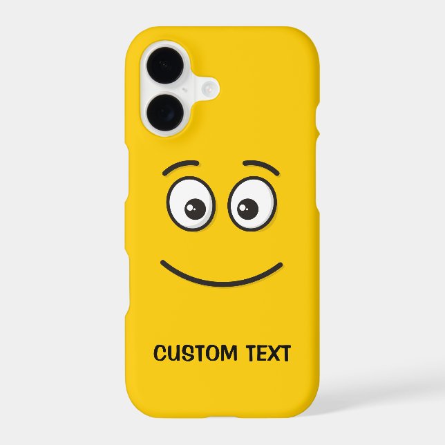 Smiling Face with Open Eyes iPhone Case (Back)