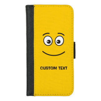 Smiling Face with Open Eyes iPhone Wallet Case