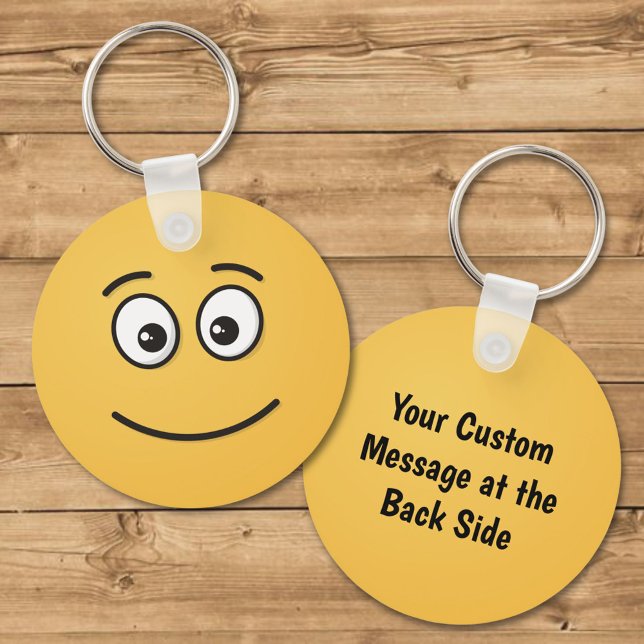 Smiling Face with Open Eyes Keychain (Creator Uploaded)